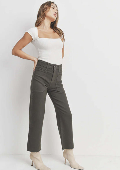 Nautical Wide Leg Jean Made in USA