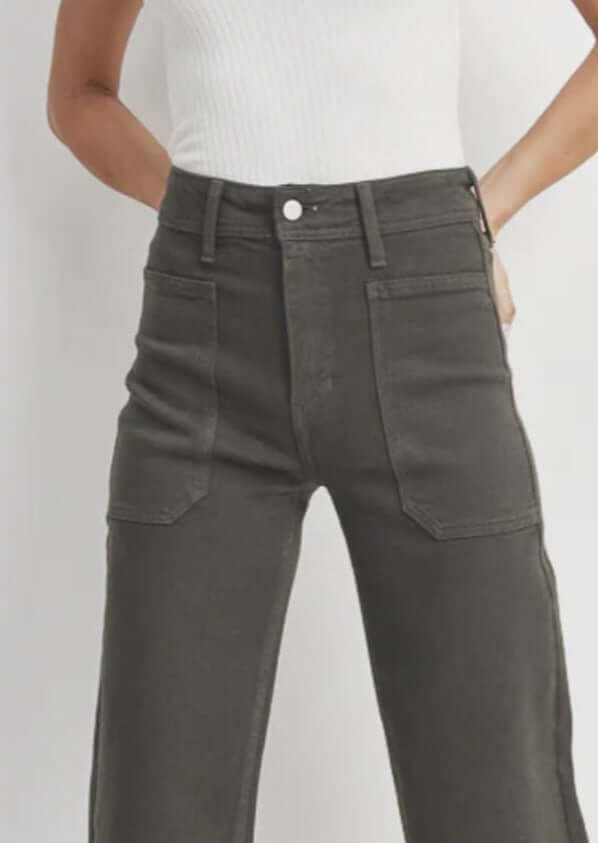 Nautical Wide Leg Jean Made in USA