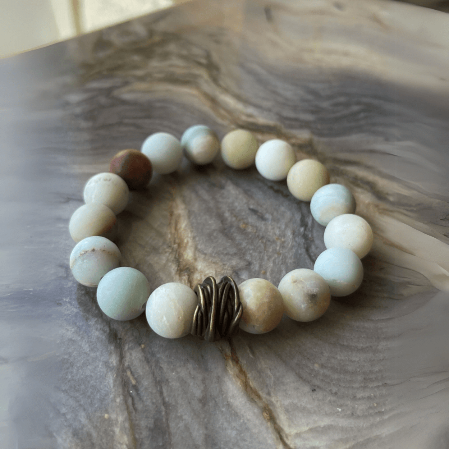 Natural Stone Simple Stretch Bracelet