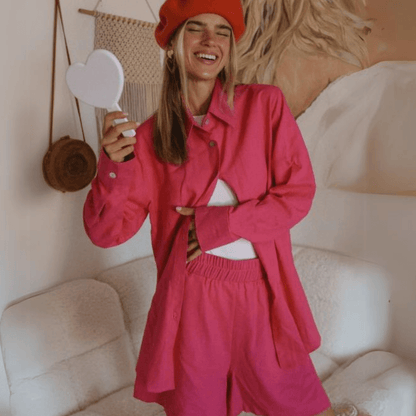 Amari Linen Long Sleeve