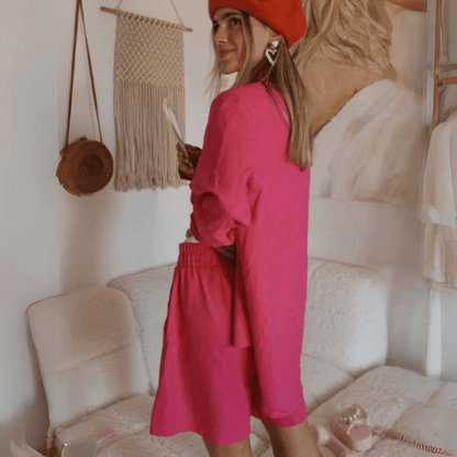 Amari Linen Long Sleeve