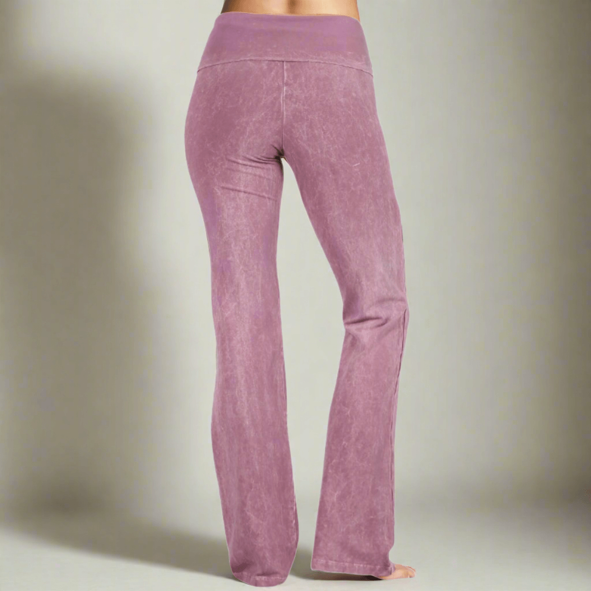 Bootcut Flare Mineral Washed Jeggings in Made in USA