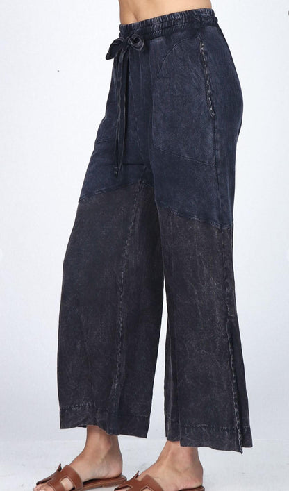Luxury Linen Wide Leg Pants Made in USA