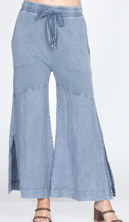 Luxury Linen Wide Leg Pants Made in USA