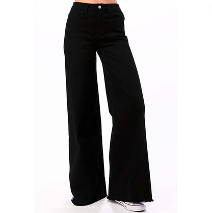 High Waist Flare Leg Denim Jeans