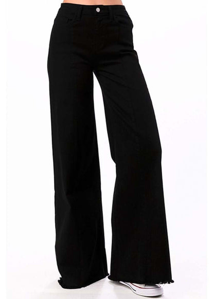 High Waist Flare Leg Denim Jeans