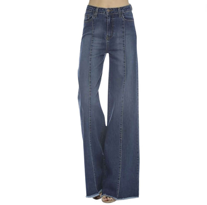 High Waist Flare Leg Denim Jeans