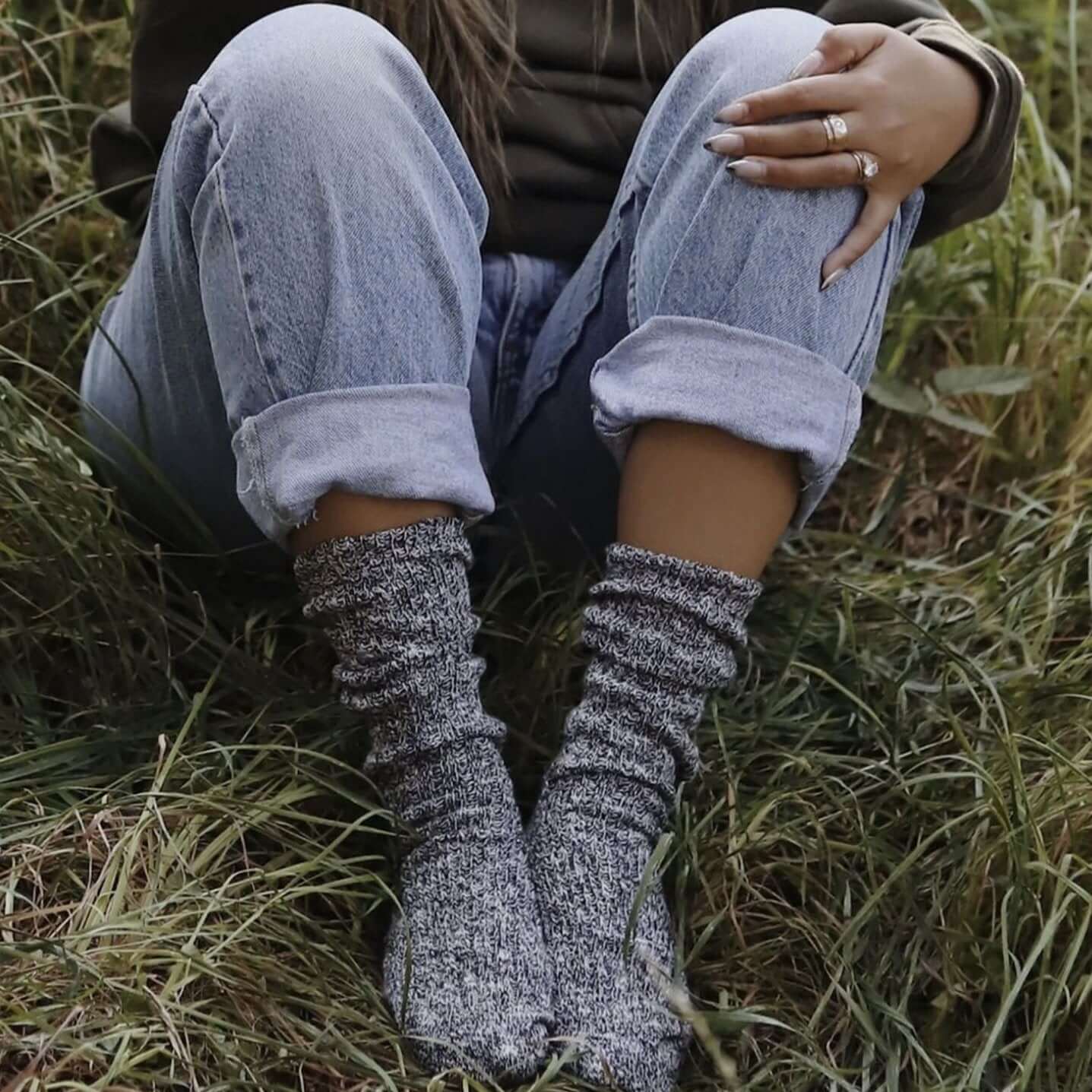 Cozy Cabin Socks Made in USA