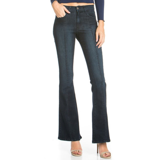 Rumor Has It Front Seam Flared Denim Jeans