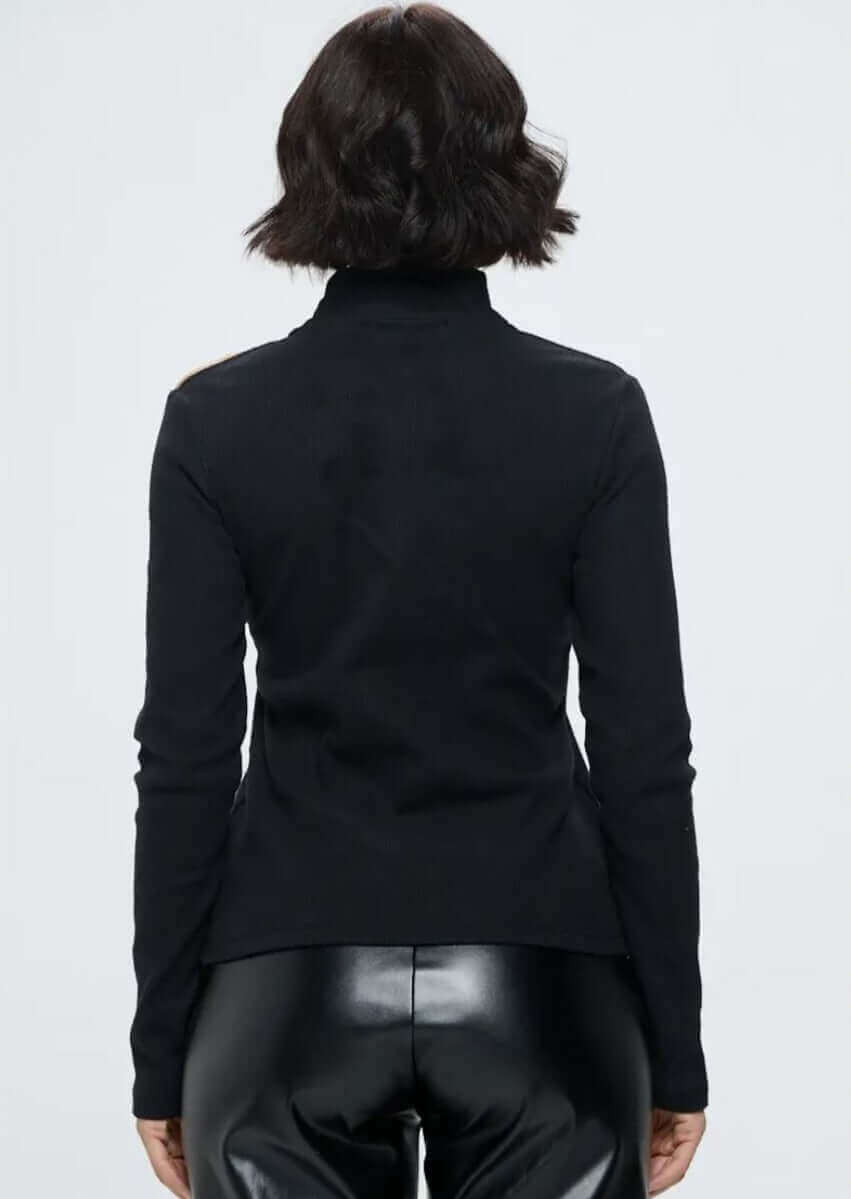 Date Night Cold Shoulder Sweater