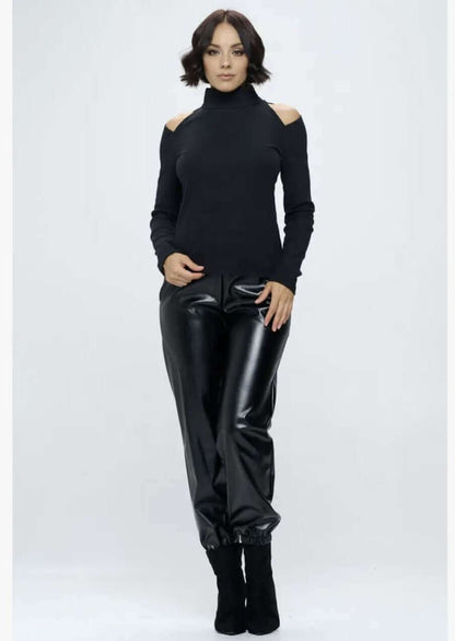 Date Night Cold Shoulder Sweater