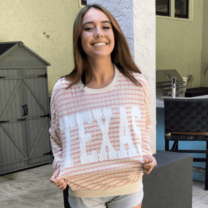 Graphic TEXAS Oversized Sweatshirt Made in USA