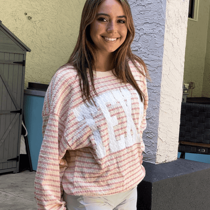 Graphic TEXAS Oversized Sweatshirt Made in USA