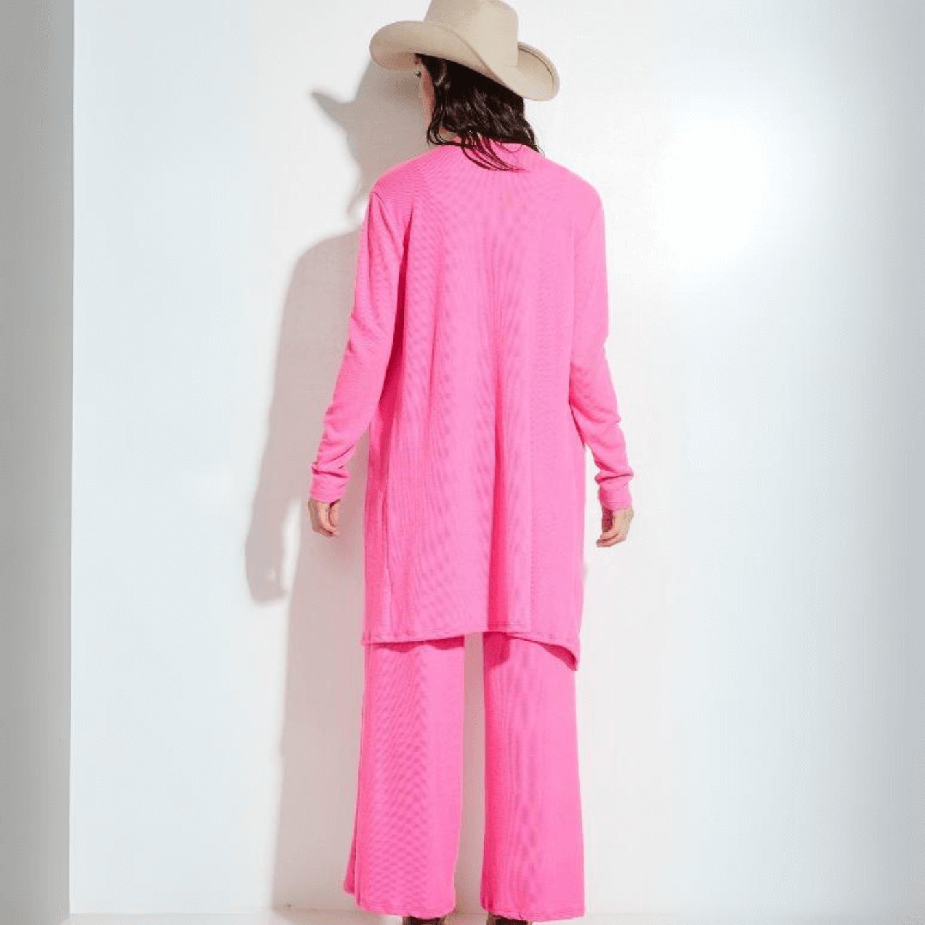 3 Piece Heavenly Soft Fuchsia Loungewear Set Made in USA