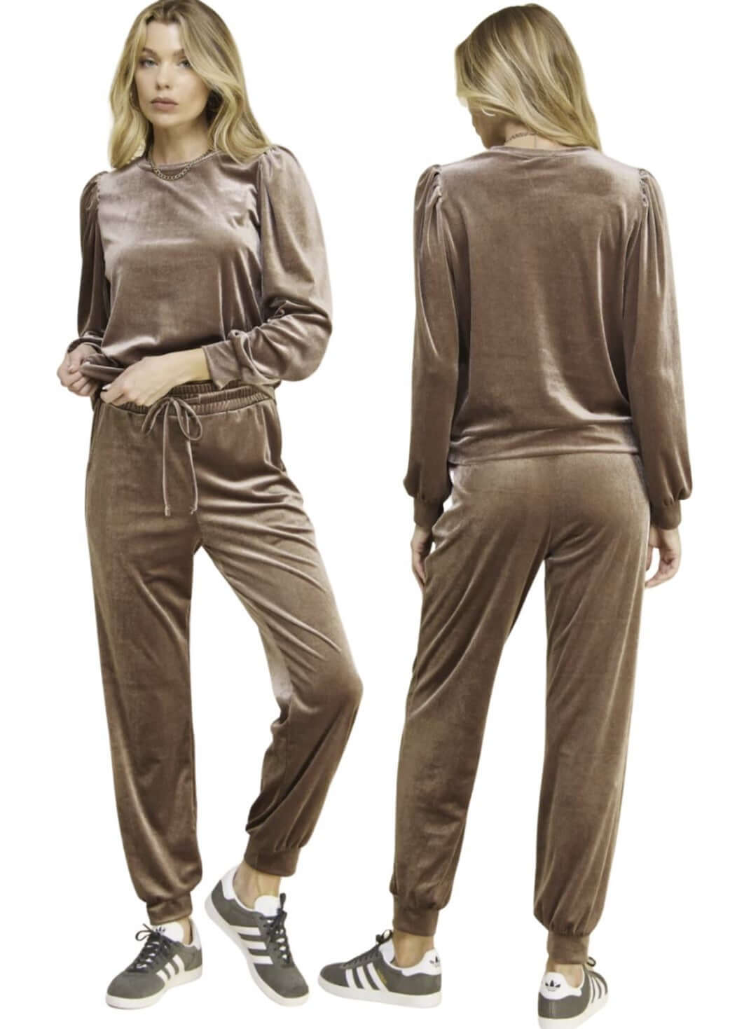 Glam Velour Track Suit