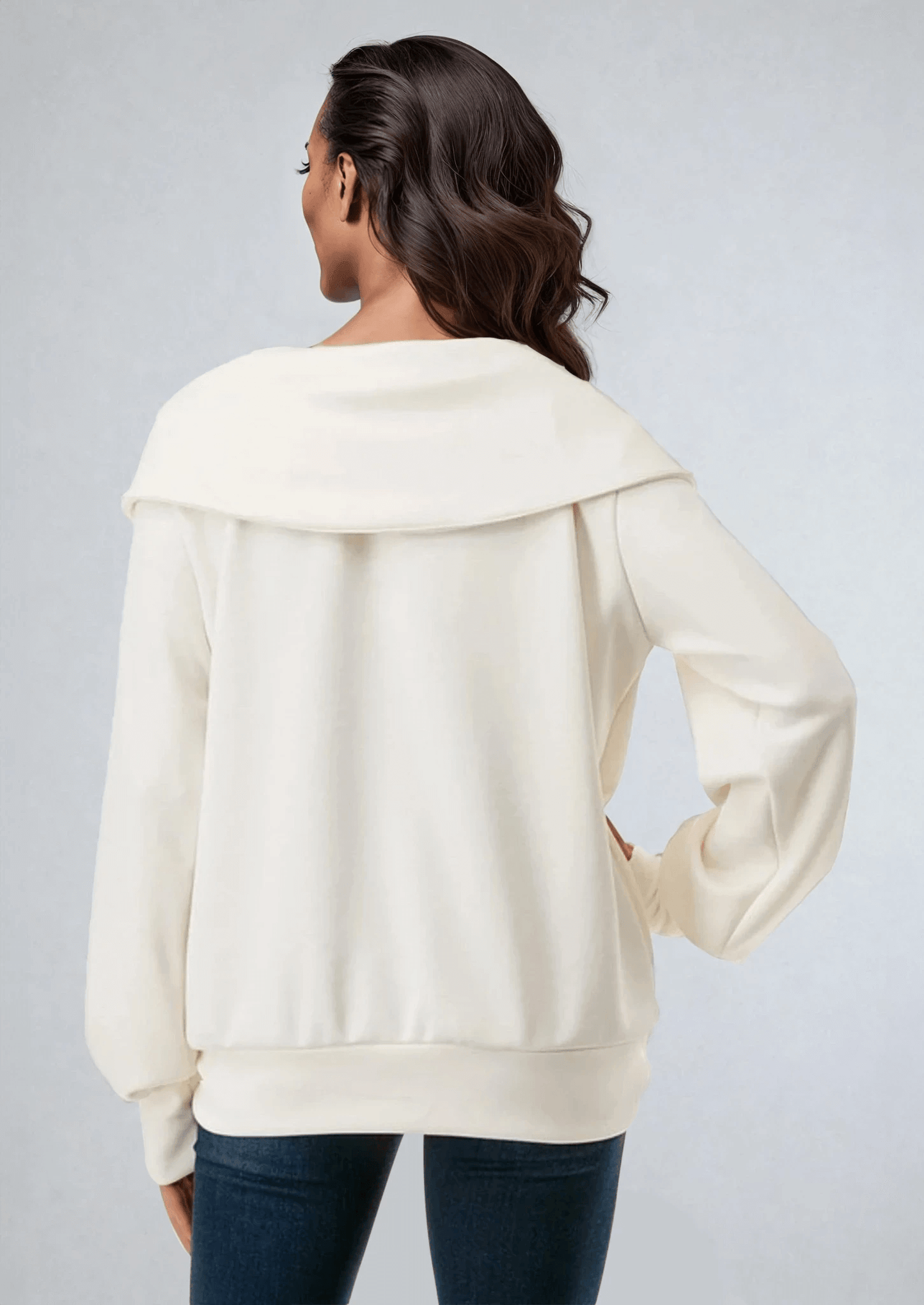 Nylah Dreamy Soft Big Collar Jacket