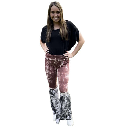 Distorted Patriotic Flare Pants Made in USA