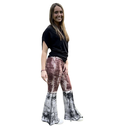 Distorted Patriotic Flare Pants Made in USA